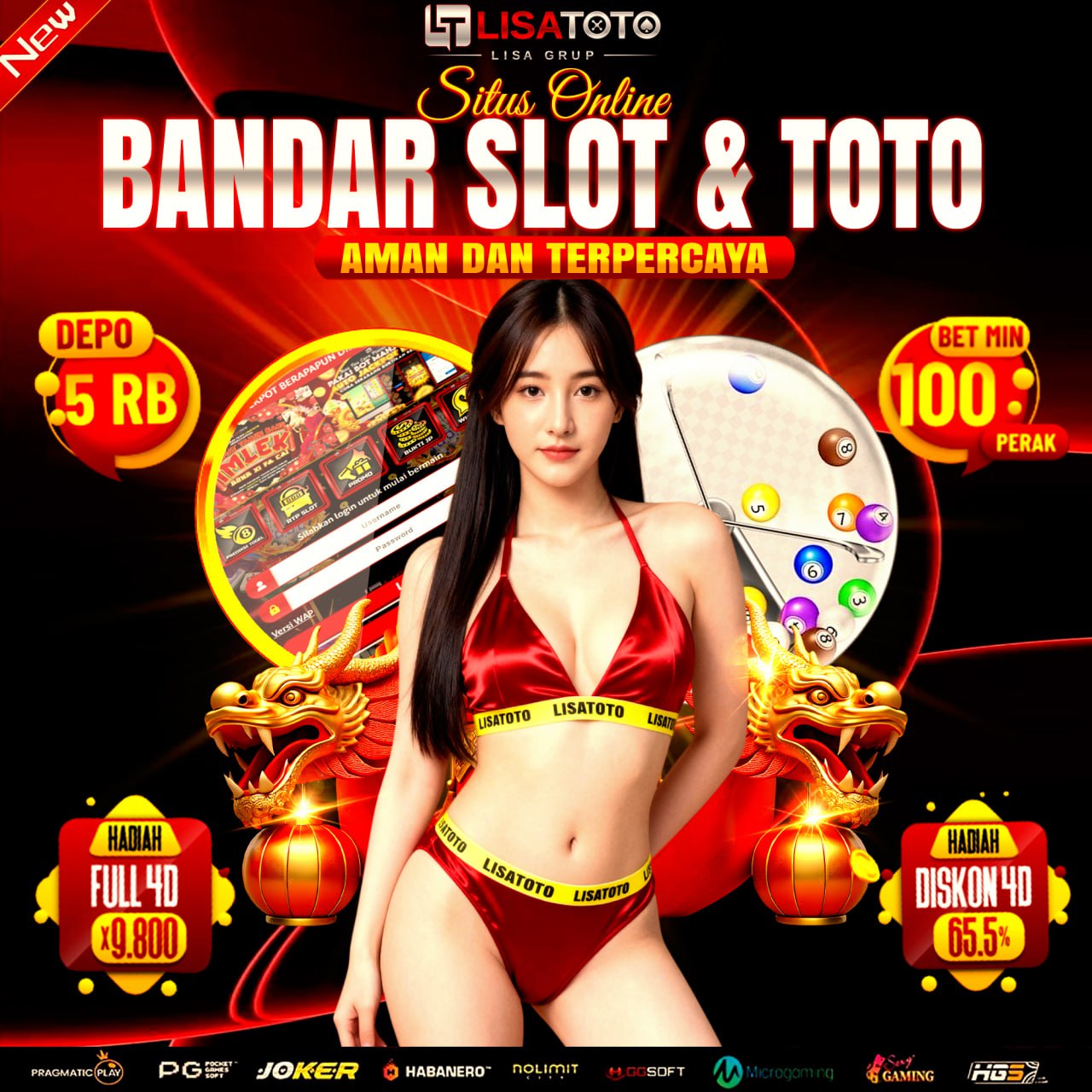 Bandar slot toto terpercaya dan resmi dengan bonus berlimpah untuk pemain online